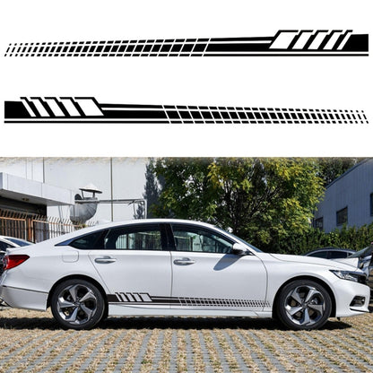 2 PCS/Set D-707 Striped Totem Pattern Car Modified Decorative Sticker, D-707