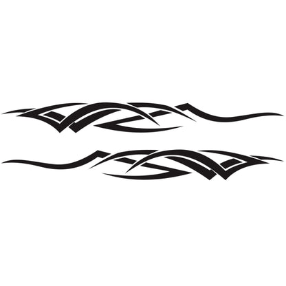 2 PCS/Set D-731 Totem Pattern Car Modified Decorative Sticker, D-731