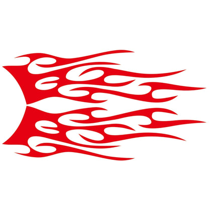 2 PCS/Set D-751 Flame Pattern Car Modified Decorative Sticker, D-751