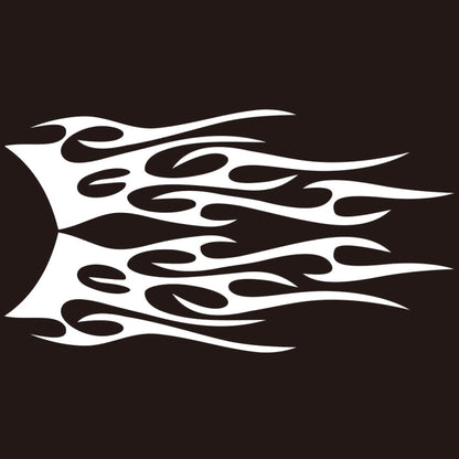 2 PCS/Set D-751 Flame Pattern Car Modified Decorative Sticker, D-751