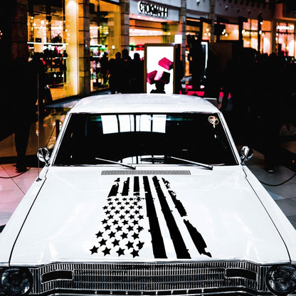 D-778 American Flag Pattern Car Modified Decorative Sticker, D-778