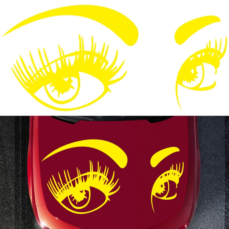 D-821 Beauty Eyes Pattern Car Modified Decorative Sticker, D-821