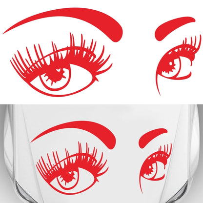 D-821 Beauty Eyes Pattern Car Modified Decorative Sticker, D-821