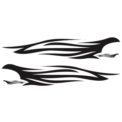 2 PCS/Set D-926 Fire Totem Pattern Car Modified Decorative Sticker, D-926