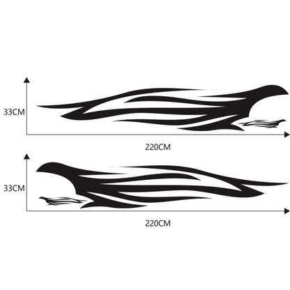 2 PCS/Set D-926 Fire Totem Pattern Car Modified Decorative Sticker, D-926