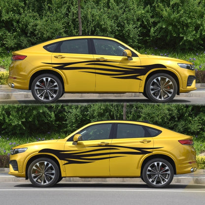 2 PCS/Set D-926 Fire Totem Pattern Car Modified Decorative Sticker, D-926