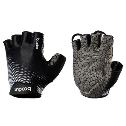 BOODUN 1096 Non-slip Wear-resistant Breathable Fitness Sports Silicone Gloves, S, M, XL