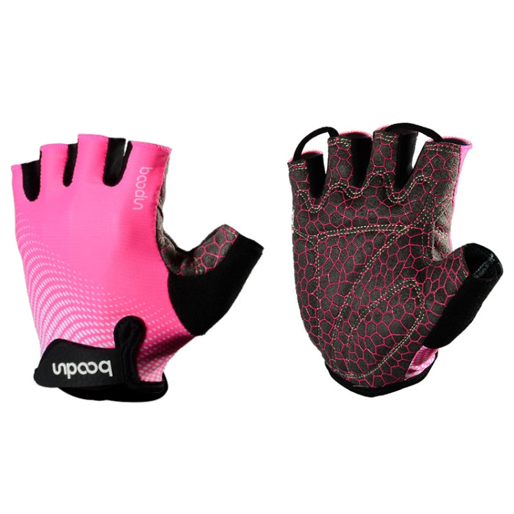 BOODUN 1096 Non-slip Wear-resistant Breathable Fitness Sports Silicone Gloves, S, M, XL