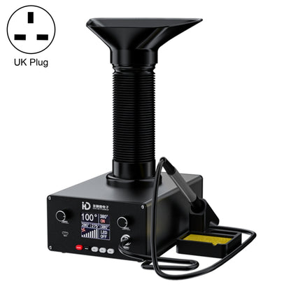 D-201 2 in 1 Intelligent Constant Temperature Soldering Iron With Solder Smoking Absorber Tool,, US Plug, UK Plug, AU Plug, EU Plug