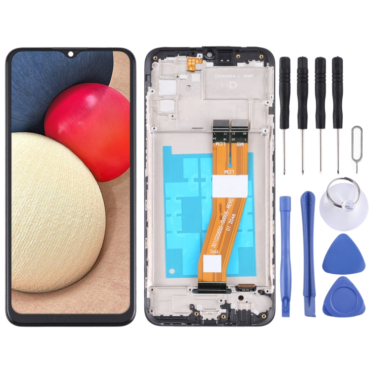 LCD Screen and Digitizer Full Assembly with Frame, For Samsung Galaxy A03s SM-A037U US Edition, For Samsung Galaxy A02s SM-A025F, For Samsung Galaxy A03 SM-A035F, For Samsung Galaxy A03s SM-A037F, For Samsung Galaxy A03s SM-A037G/A037M                 ...