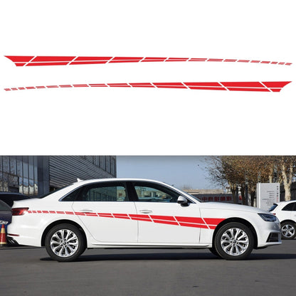 2 PCS/Set D-961 Checkered Flag Pattern Car Modified Decorative Sticker, D-961