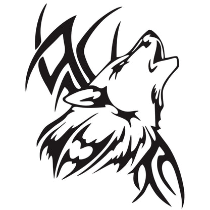 D-967 Wolf Tribe Pattern Car Modified Decorative Sticker, D-967