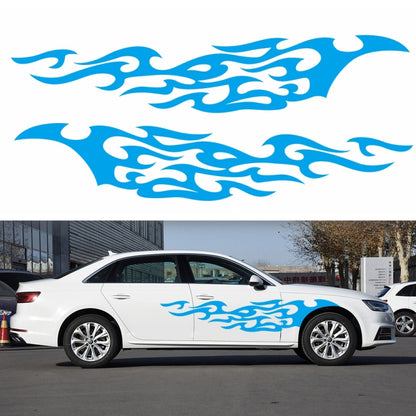 2 PCS/Set D-969 Flame Pattern Car Modified Decorative Sticker, D-969