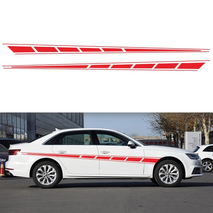 2 PCS/Set D-970 Checkered Flag Pattern Car Modified Decorative Sticker, D-970