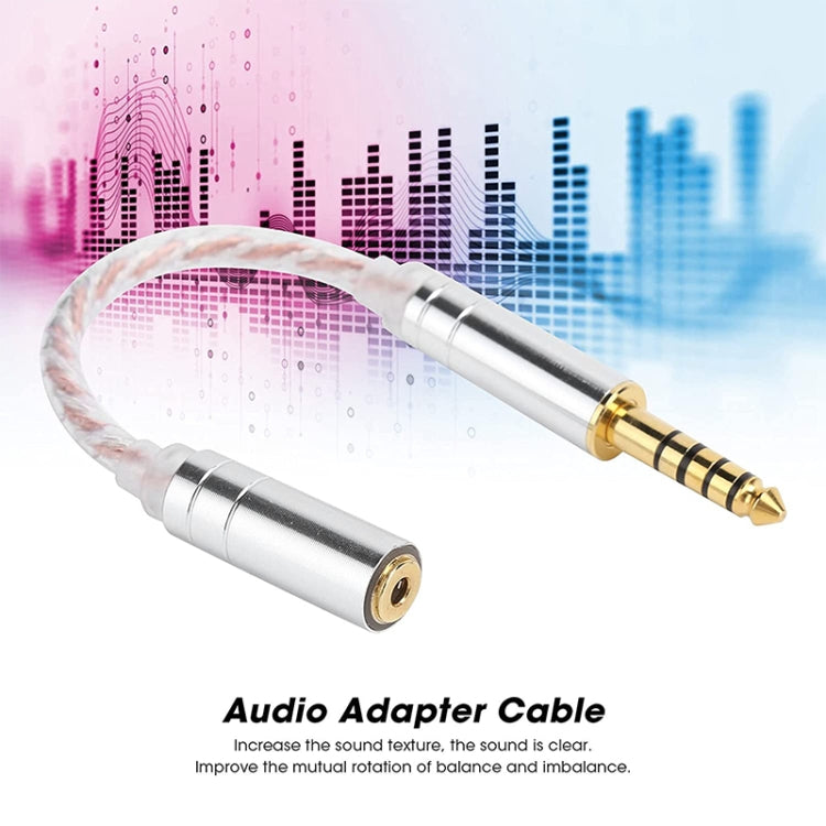 ZS0156 Balanced Inter-conversion Audio Cable, 4.4 Balance Male to 3.5 Stereo Female, 4.4 Balanced Male to 3.5 Balanced Female, 4.4 Balanced Male to 2.5 Balanced Female, 2.5 Balance Male to 3.5 Stereo Female, 3.5 Stereo Male to 4.4 Balance Female