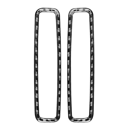 Car Carbon Fiber B-pillar Air Outlet Decorative Sticker for Porsche Panamera 2010-2016, Left and Right Drive, B-pillar Air Outlet
