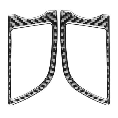 Car Carbon Fiber Dashboard Air Outlet Decorative Sticker for Porsche Panamera 2010-2016, Left and Right Drive, Dashboard Air Outlet