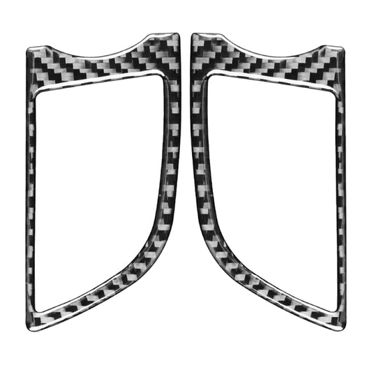 Car Carbon Fiber Dashboard Air Outlet Decorative Sticker for Porsche Panamera 2010-2016, Left and Right Drive, Dashboard Air Outlet