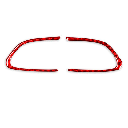 Car Carbon Fiber Steering Wheel Buttons Decorative Sticker for Infiniti Q50 2014-2020 / Q60 / QX60, Steering Wheel Buttons(Black), Steering Wheel Buttons(Red)