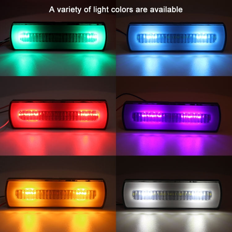 2 PCS Truck modified 40LED Two-color Running Water Turn Signal Light
