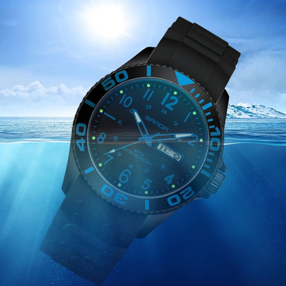 SANDA 9005 TPU Strap Dual Display Waterproof Electronic Watch