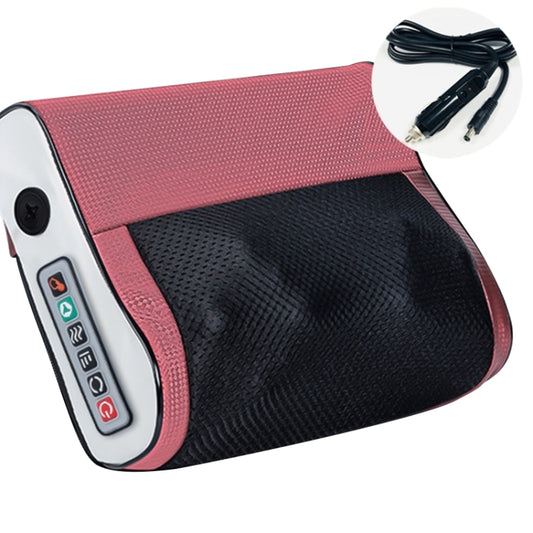 Multifunctional Hot Compress Neck Massager Car Cervical Spine Massage Pillow, Red Six Keys, Blue Six Keys, One Button, Red Upgrade, Blue Upgrade
