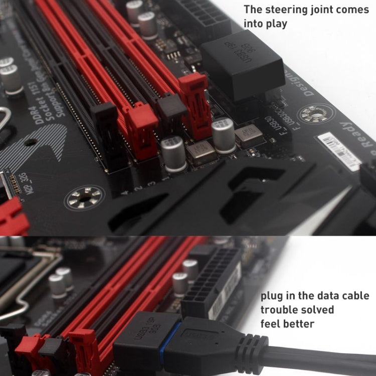 10 PCS 3.0 19P 20P 90 Degree Motherboard Male To Female Extension Adapter, Model:, PH19A, PH19B