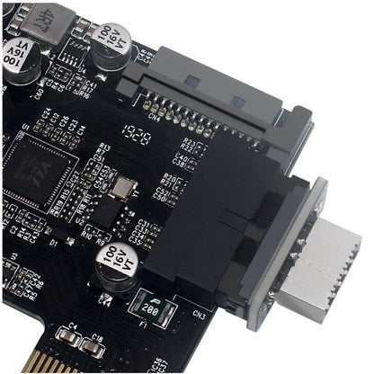 10 PCS 73S Mainboard USB 3.0 19P/20P to Type-E90 Degree Adapter, 10pcs