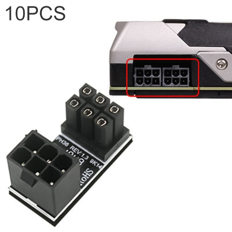 10 PCS ATX 8Pin Female to 8Pin Male 180 Degree Angled Adapter , Model:, PH36A, PH36B, PH38A, PH38B