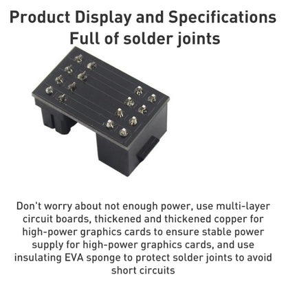 10 PCS ATX 8Pin Female to 8Pin Male 180 Degree Angled Adapter , Model:, PH36A, PH36B, PH38A, PH38B