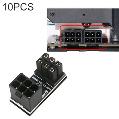 10 PCS ATX 8Pin Female to 8Pin Male 180 Degree Angled Adapter , Model:, PH36A, PH36B, PH38A, PH38B