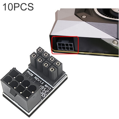 10 PCS ATX 8Pin Female to 8Pin Male 180 Degree Angled Adapter , Model:, PH36A, PH36B, PH38A, PH38B