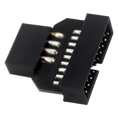 10 PCS Motherboard USB 2.0 9Pin to USB 3.0 19Pin Plug-in Connector Adapter, PH23A, PH23B