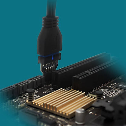 10 PCS Motherboard USB 2.0 9Pin to USB 3.0 19Pin Plug-in Connector Adapter, PH23A, PH23B