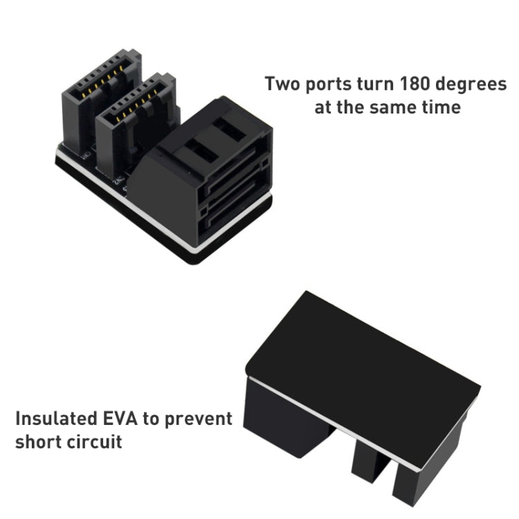 5 PCS Motherboard SATA 7Pin Dual Interface, PH572 90 Degree, PH572 180 Degree