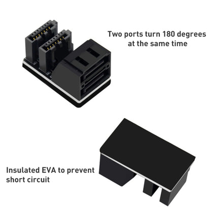 5 PCS Motherboard SATA 7Pin Dual Interface, PH572 90 Degree, PH572 180 Degree