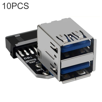 10 PCS 19/20Pin to Dual USB 3.0 Adapter Converter, PH21, PH22, PH22C