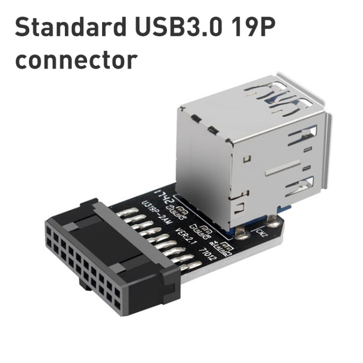 10 PCS 19/20Pin to Dual USB 3.0 Adapter Converter, PH21, PH22, PH22C