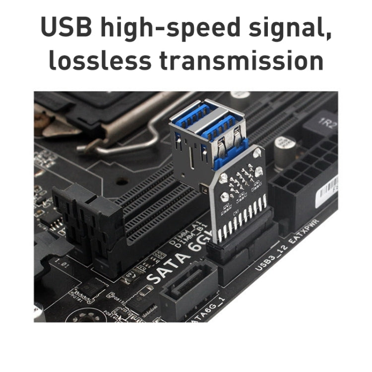 10 PCS 19/20Pin to Dual USB 3.0 Adapter Converter, PH21, PH22, PH22C