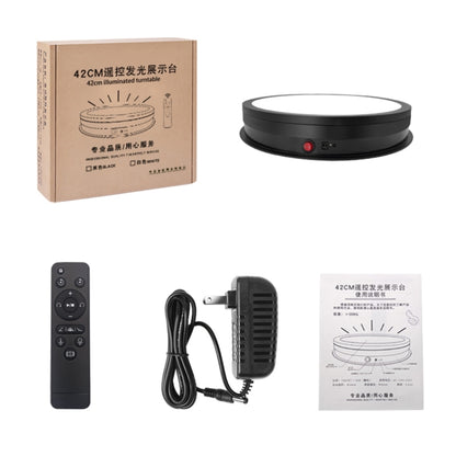 42cm LED Light Electric Rotating Display Stand Turntable, 42cm LED Light, US Plug, 42cm LED Light, EU Plug, 42cm LED Light, UK Plug, 42cm LED Light, AU Plug