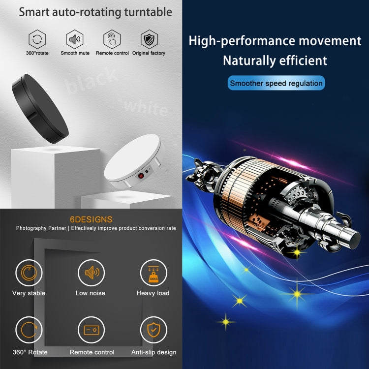 30cm Charging Rotating Display Stand Video Shooting Turntable, Load: 50kg, EU Plug, 30cm , Charging Power, US Plug, 30cm , Charging Power, UK Plug, 30cm , Charging Power, AU Plug, 30cm, Charging Power, US Plug, 30cm, Charging Power, UK Plug...