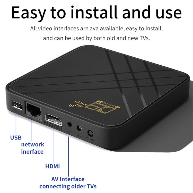 D9 PRO 2.4G/5G WIFI 4K HD Android TV Box, D9 PRO US Plug, D9 PRO EU Plug, D9 PRO UK Plug, D9 PRO AU Plug