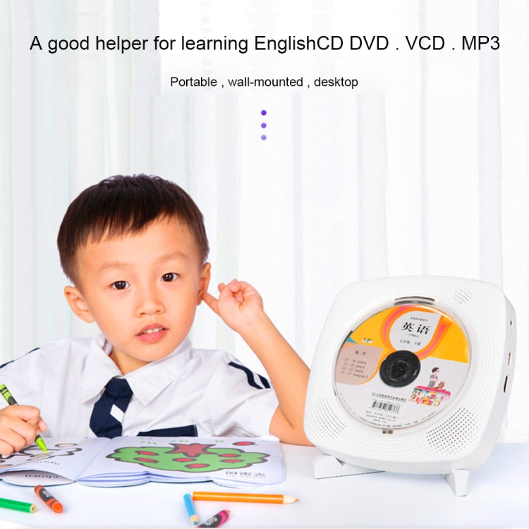 Kecag KC-609 Wall Mounted Home DVD Player Bluetooth CD Player, DVD/CD+Connectable TV  + Plug-In Version, CD Version+ Not Connected to TV+ Plug-In Version, CD Version +Not Connected to TV + Charging Version, CD Version +