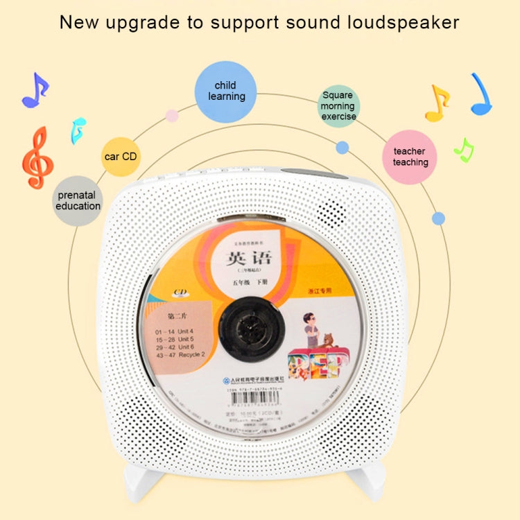 Kecag KC-609 Wall Mounted Home DVD Player Bluetooth CD Player, DVD/CD+Connectable TV  + Plug-In Version, CD Version+ Not Connected to TV+ Plug-In Version, CD Version +Not Connected to TV + Charging Version, CD Version +