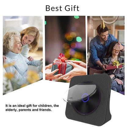 Kecag KC-806 Retro Bluetooth Music Disc Album CD Player, Plug-in Version, Rechargeable Version