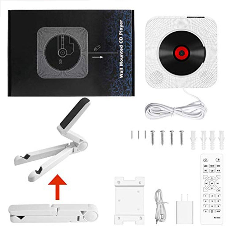 Kecag KC-809 Portable Bluetooth Album CD Player Player, KC-809(White), KC-809(Blue), KC-809(Black), KC-809 (Pink)