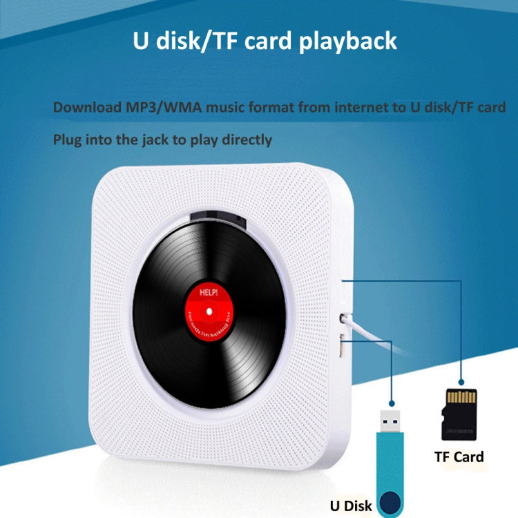 Kecag KC-809 Portable Bluetooth Album CD Player Player, KC-809(White), KC-809(Blue), KC-809(Black), KC-809 (Pink)