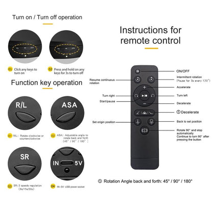Electric Rotating Display Stand Turntable, 3 in 1, 3 in 1 Remote