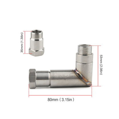 Car Sensor 90 Degree Extension Connector M18x1.5, Sensor 90 Degree Extension Connector