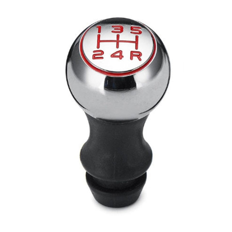 MR-9017 Car Modified Gear Stick Shift Knob Head for Peugeot, 5 Speed Black, 5 Speed Red, 5 Speed Black Red